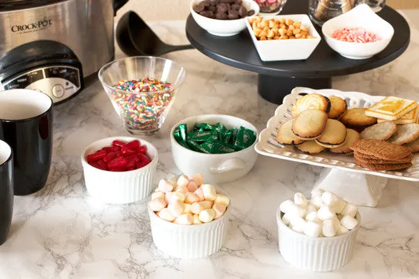 The Ultimate Hot Chocolate Bar with Crockpot Hot Chocolate | Pig of the  Month BBQ
