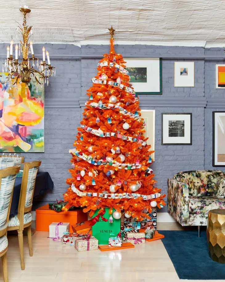 This Controversial Color of Christmas Tree Is Trending With Designers |  Apartment Therapy