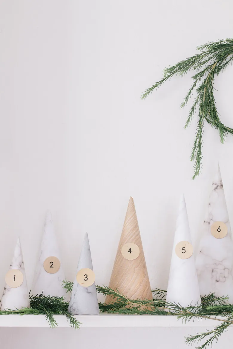 This Holiday Advent Calendar Is Actually Paper Trees, And It's Beyond Lovely