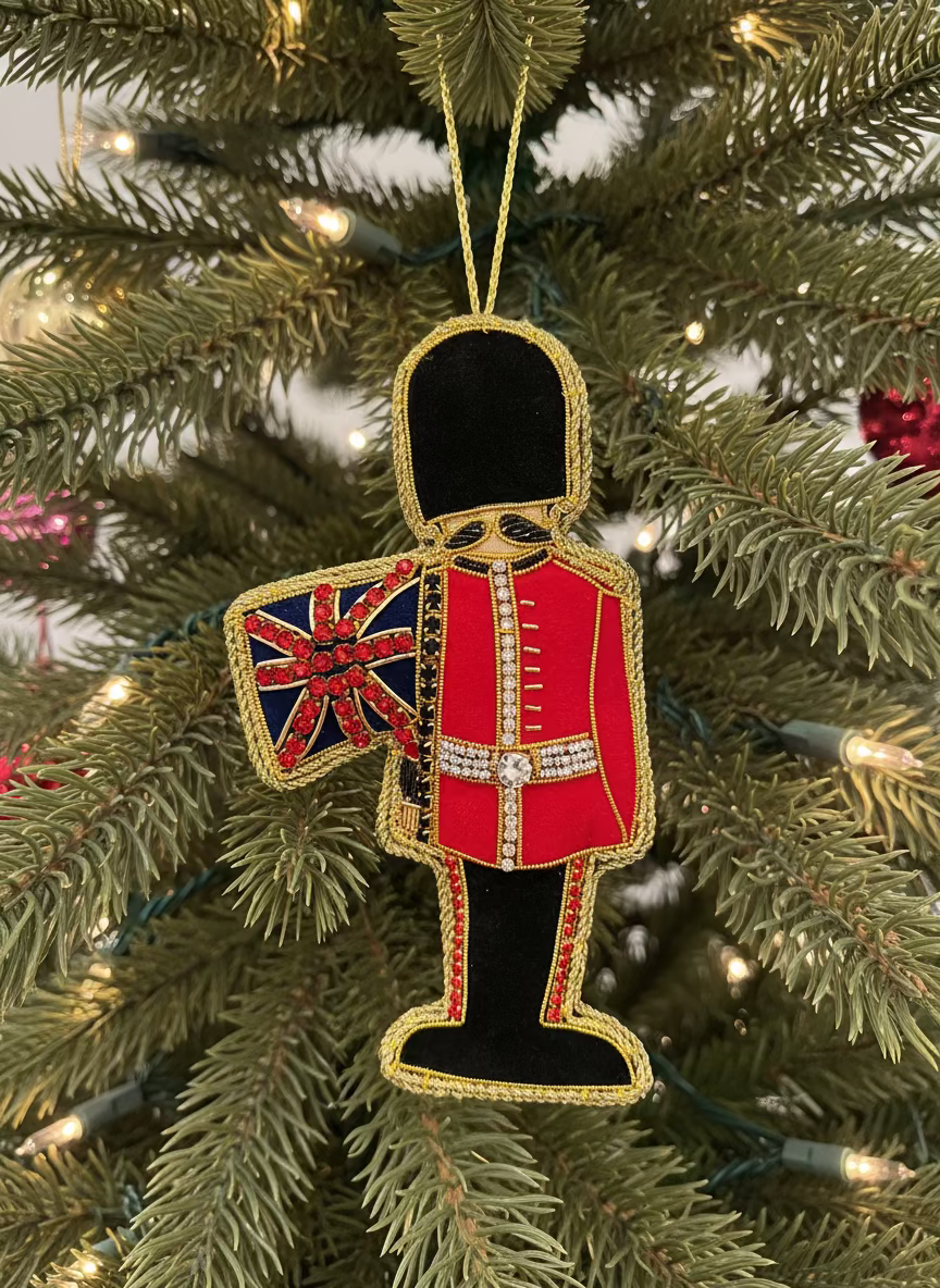 Tinker Tailor Guardsman With Flag Tree Decoration - Multi - One Size