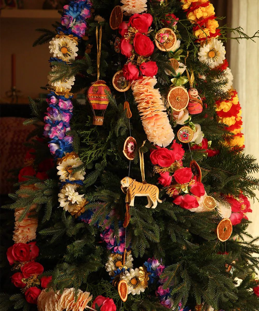 Tinsel Tiger Ornament - Doing Goods