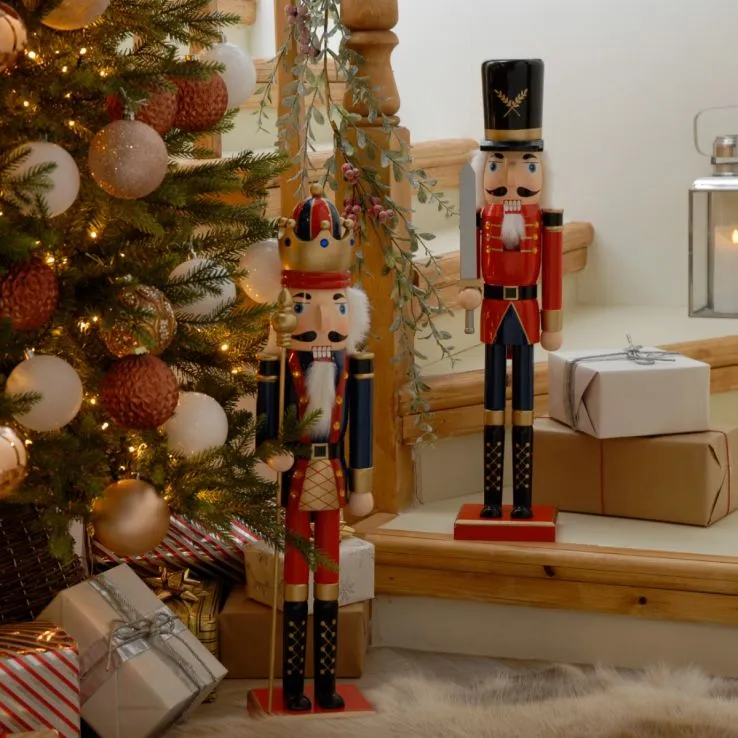 Traditional Nutcrackers - Christmas Decoration - Pack of 2