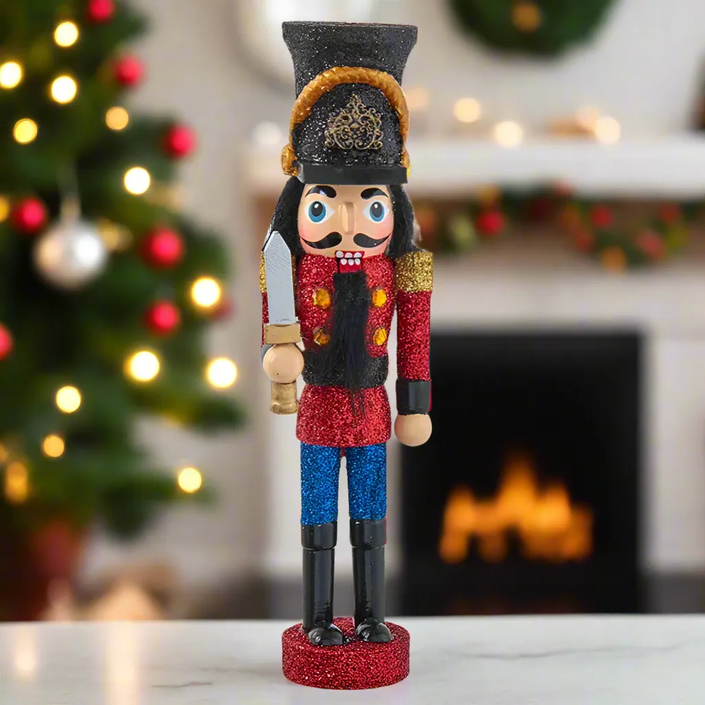 Traditional Nutcrackers Christmas Hollywood Decorative Nutcrackers Hollywood Nutcracker – Blue With Tree Hat 18 Inch Michaels