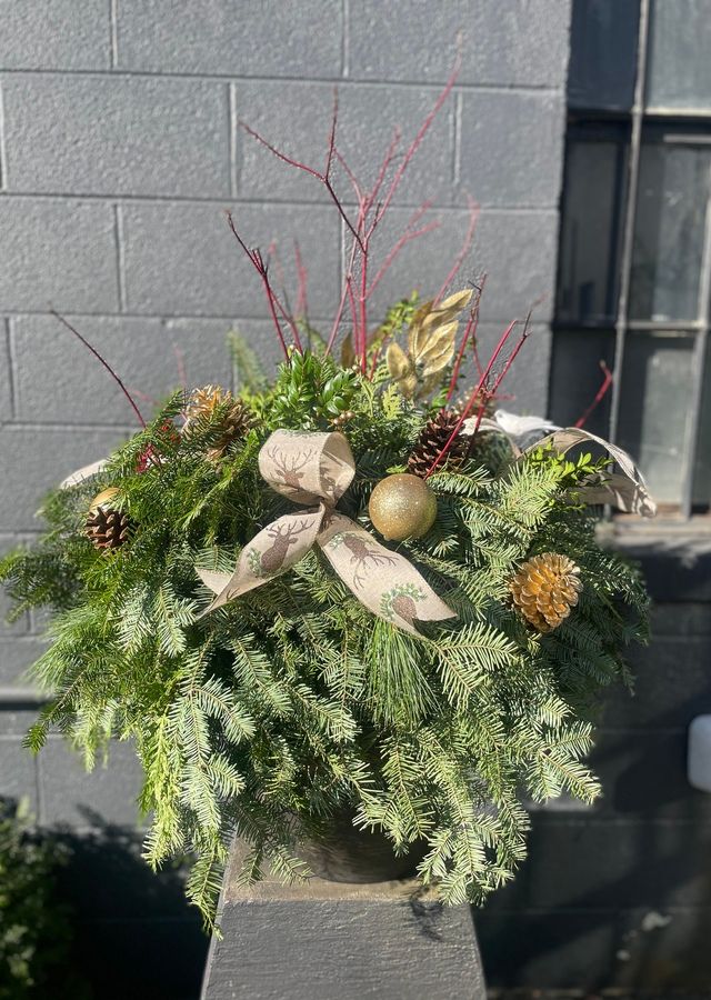 Traditions of Christmas - 14” Porch Pot