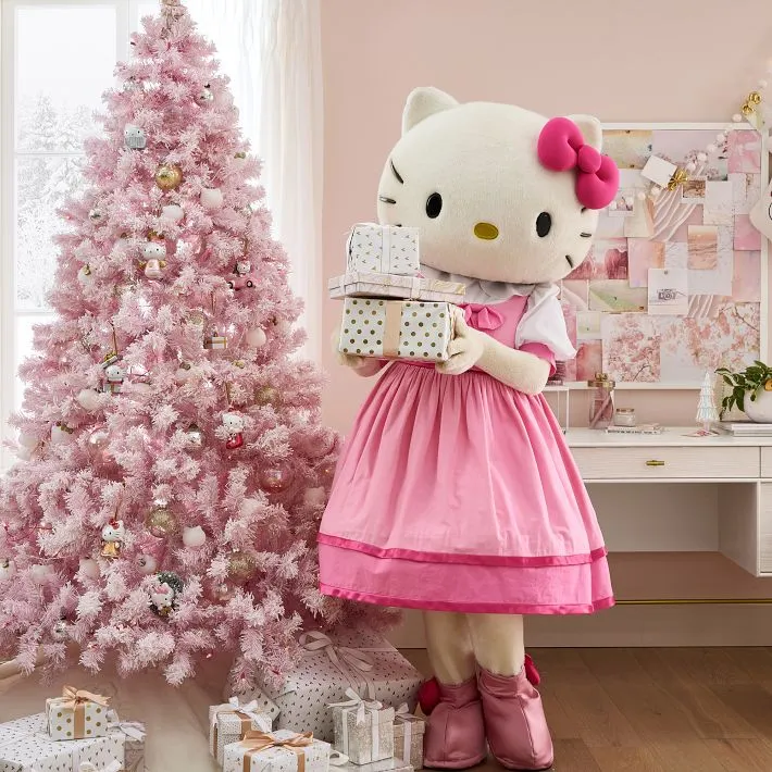 Tree Skirt Baby Pink Tree Decorations Hello Kitty Tree Skirt, White