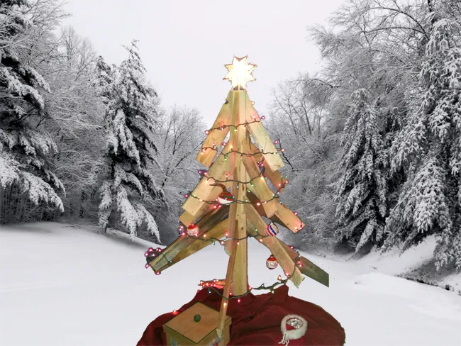 Turn Recycled Pallets into a Christmas Tree! » PHS Inverter