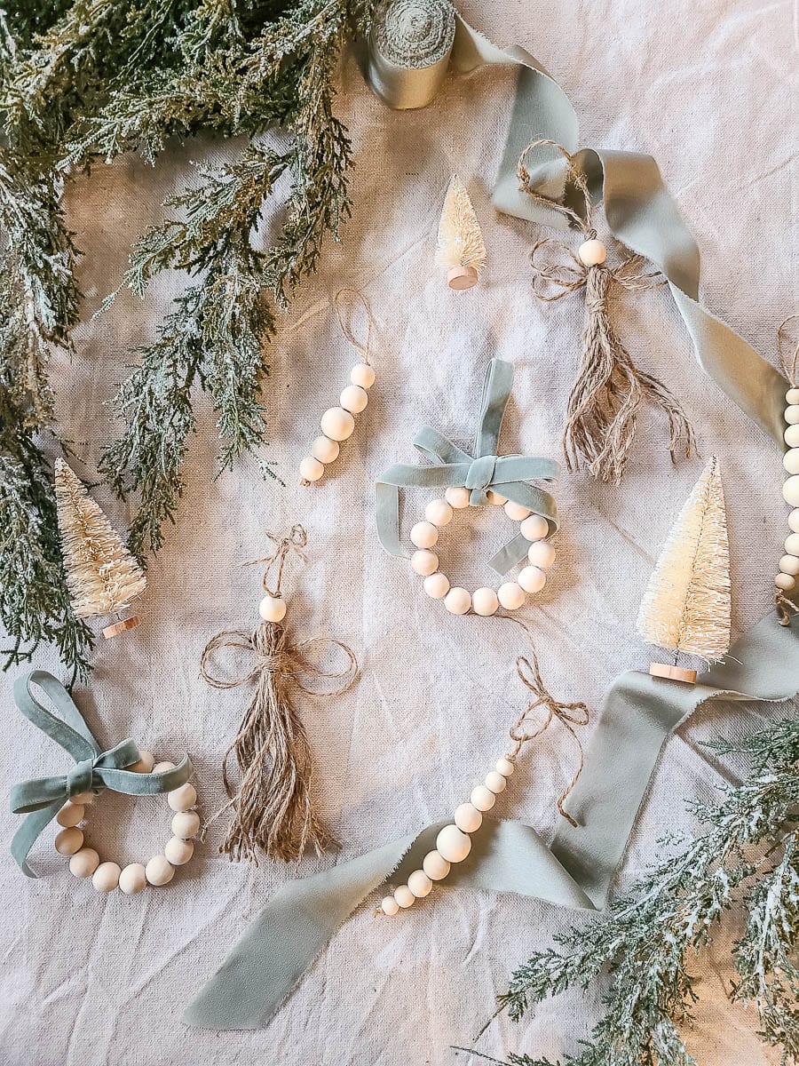 Tutorial Beaded Seasonal Ornaments DIY Easy Ribbon Bead Christmas Tree  Ornament Tutorial