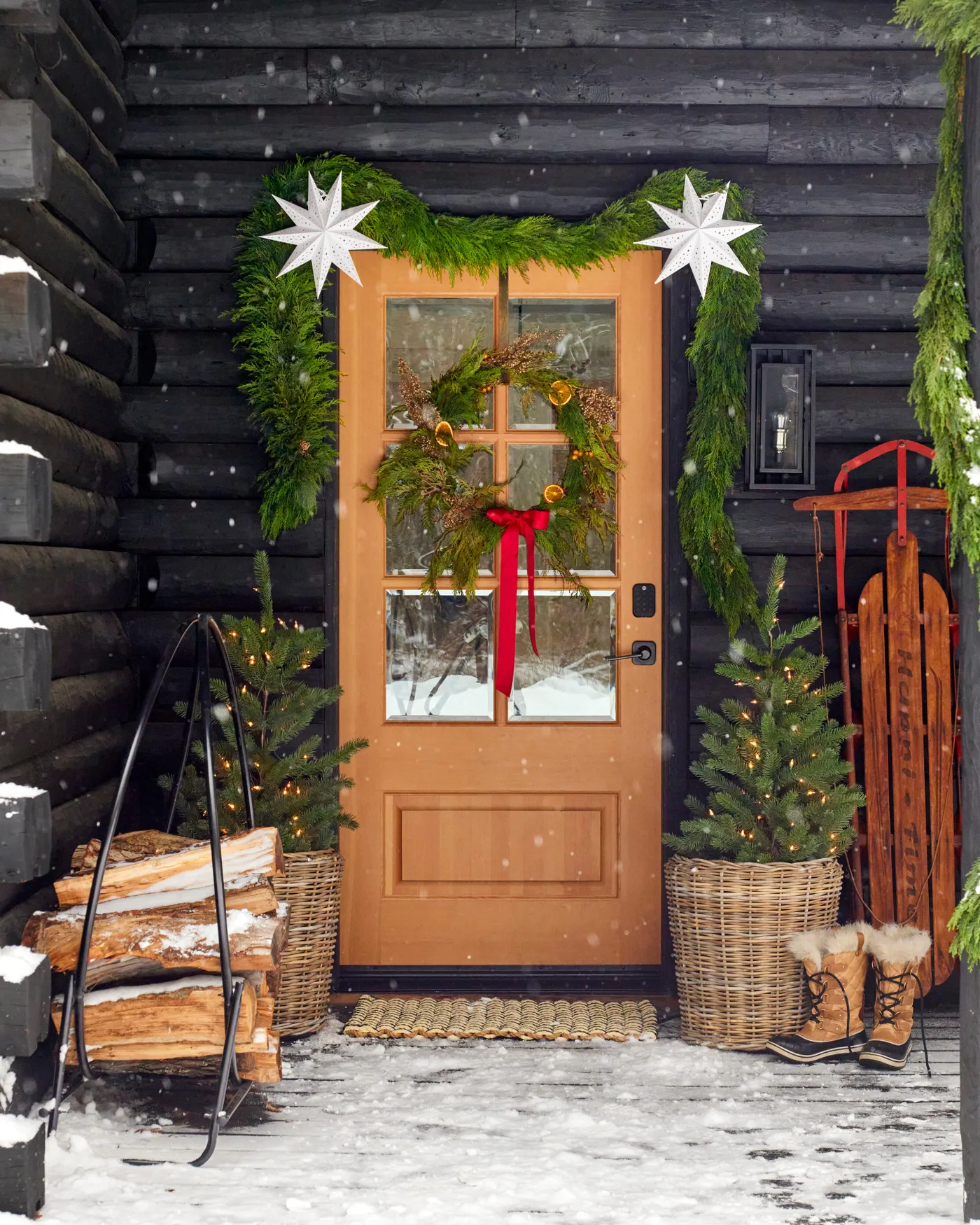 Vendor Exterior Front Door Christmas Decorations These 50 Ideas Make A  Truly Suppliers Grand Entrance