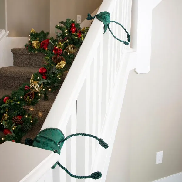 Village Lighting Company Padded Banister Garland Ties | The Container Store