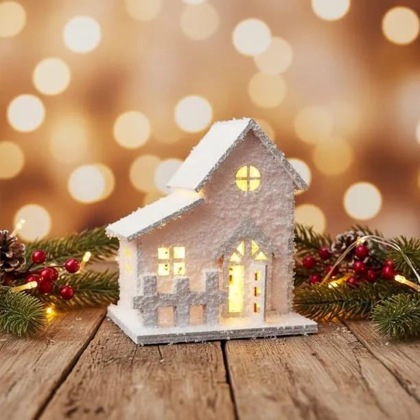 Village Set Lighted Village Houses The Holiday Aisle® Ceramic Christmas Village Set 11 Piece Lighted