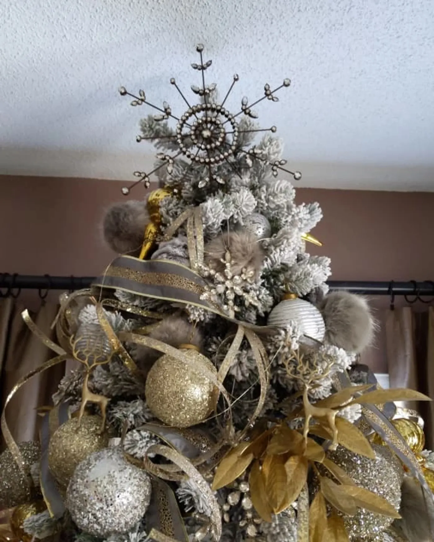 Vintage Modern Christmas Tree Topper Vintage Lighted Tree Topper Christmas  Ornament Star Tree Top Light Boho