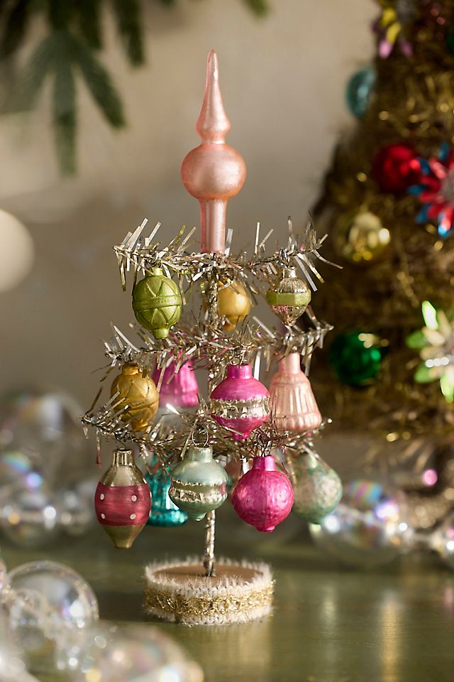 Vintage Tinsel + Ornament Tree | Terrain