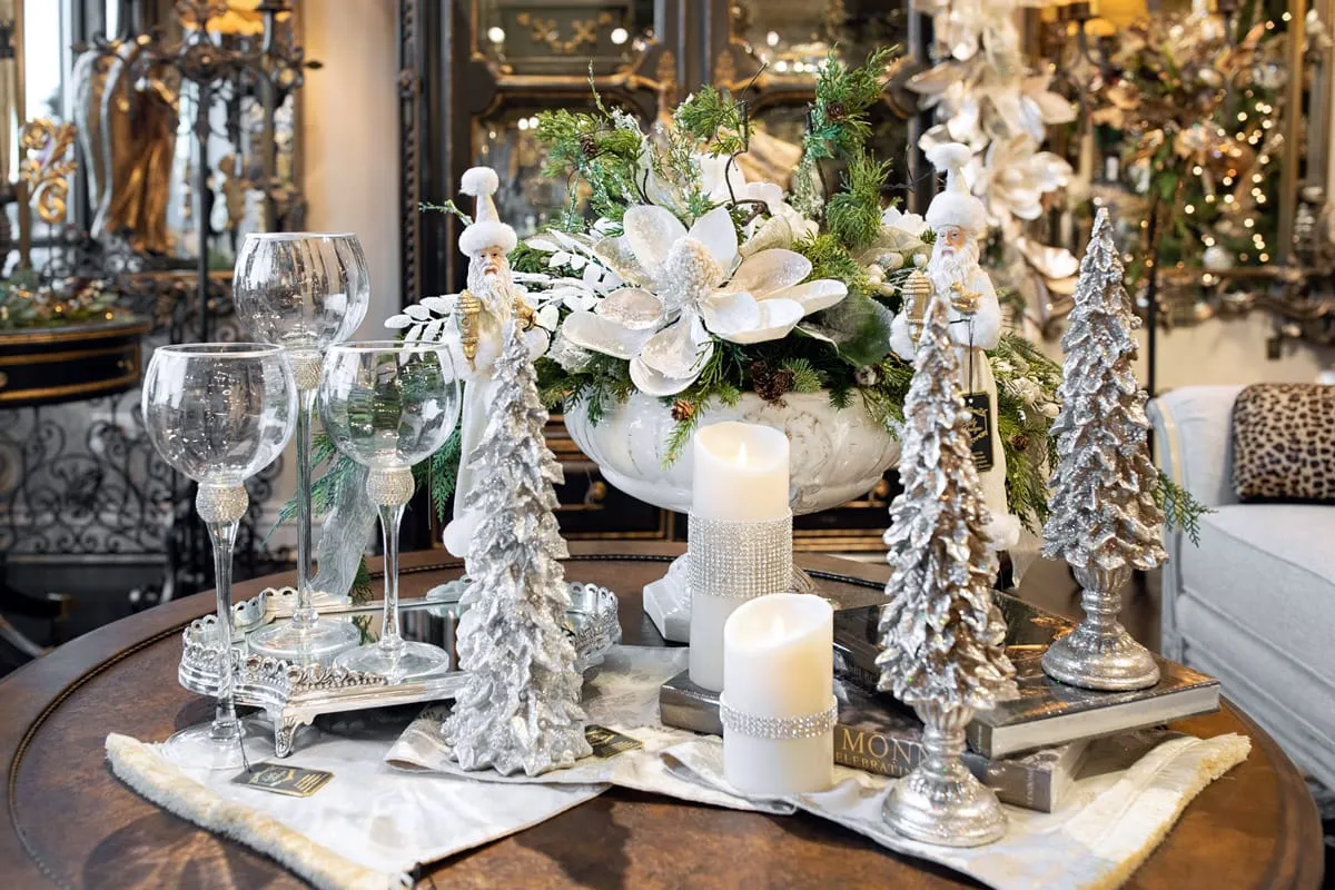 White Christmas Holiday Decor - Linly Designs