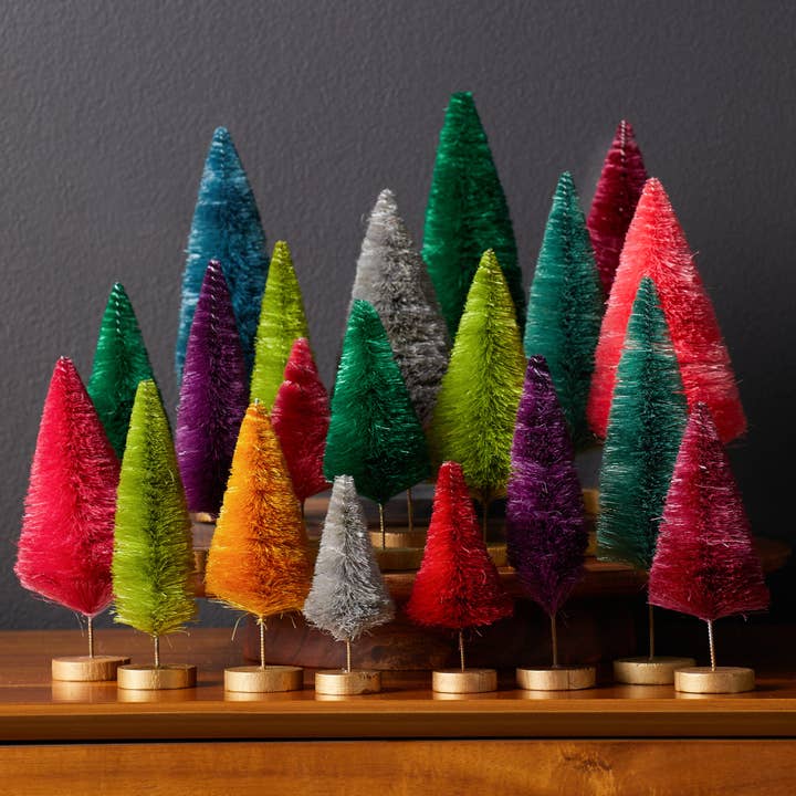 Wholesale bottle brush trees set for your store