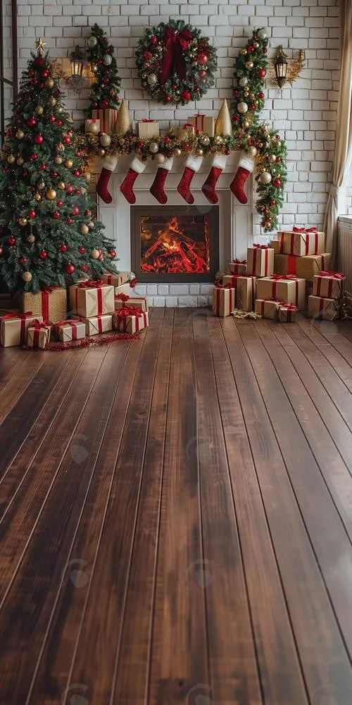 Wholesale Christmas Brick Fireplace & The Wood-burning Is Original To 2026  This