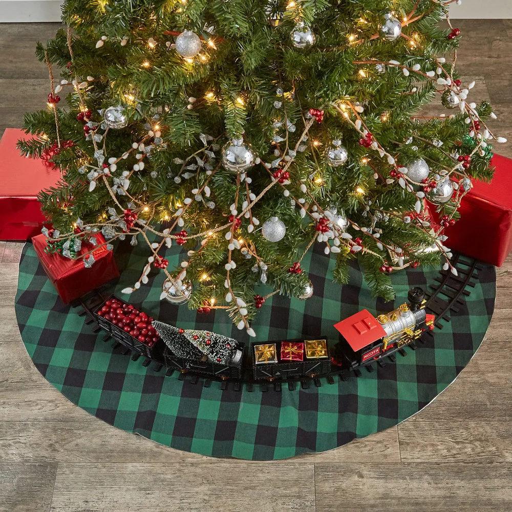 Wicklow Check Tree Skirt - Forest 52' Park Designs