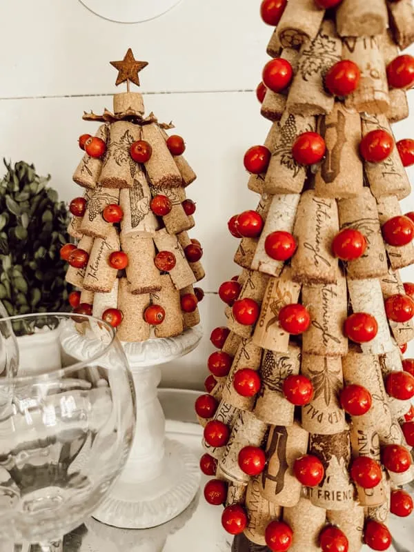 Wine Cork Christmas Tree Tutorial - The Ponds Farmhouse