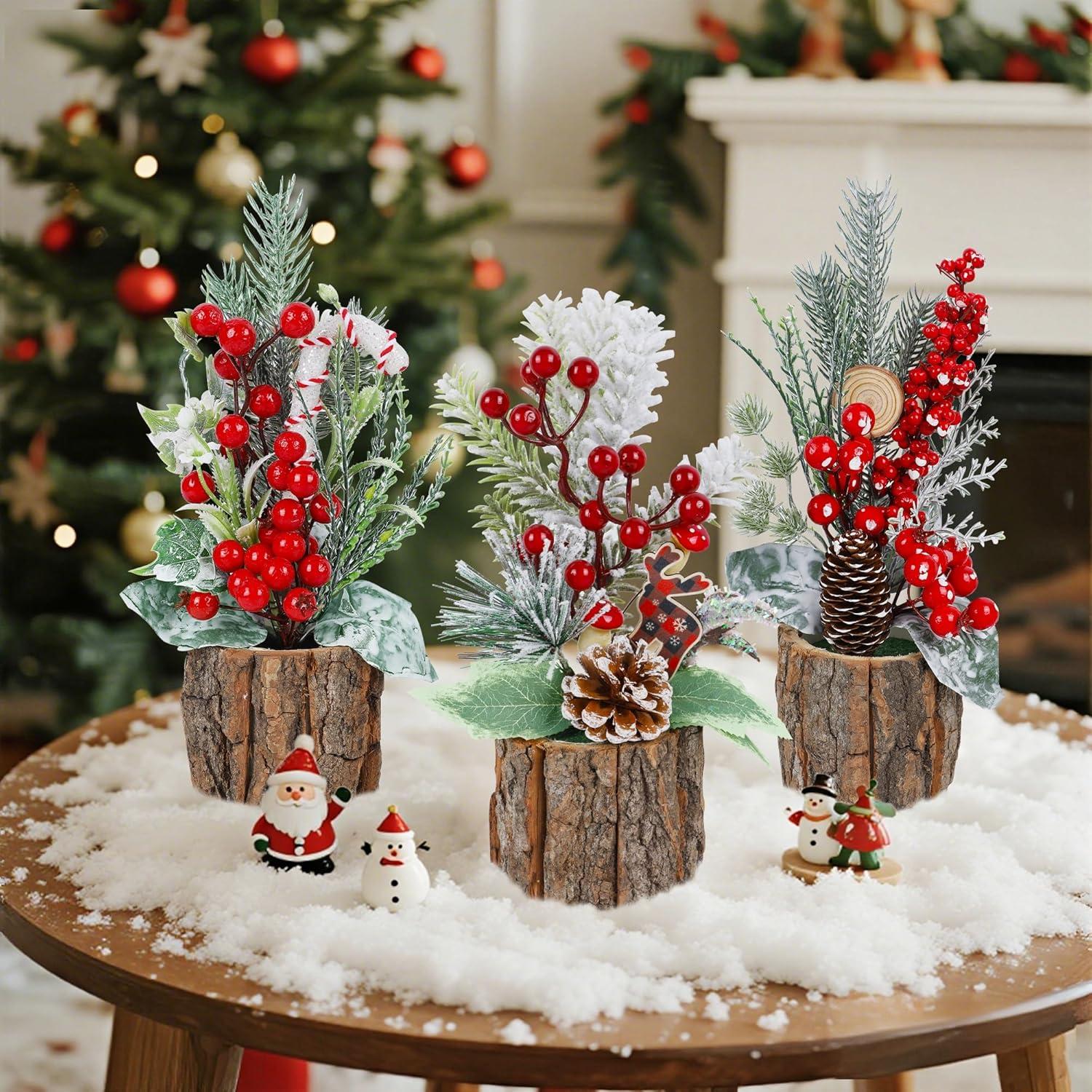 winemana Pre-Lit Artificial Christmas Hanging Basket Outdoor Decoration  with Pine Cones & Red Berry Clusters, Battery Powered with Timer Lighted  Branches Faux Plants for Outside Porch Front Door - w