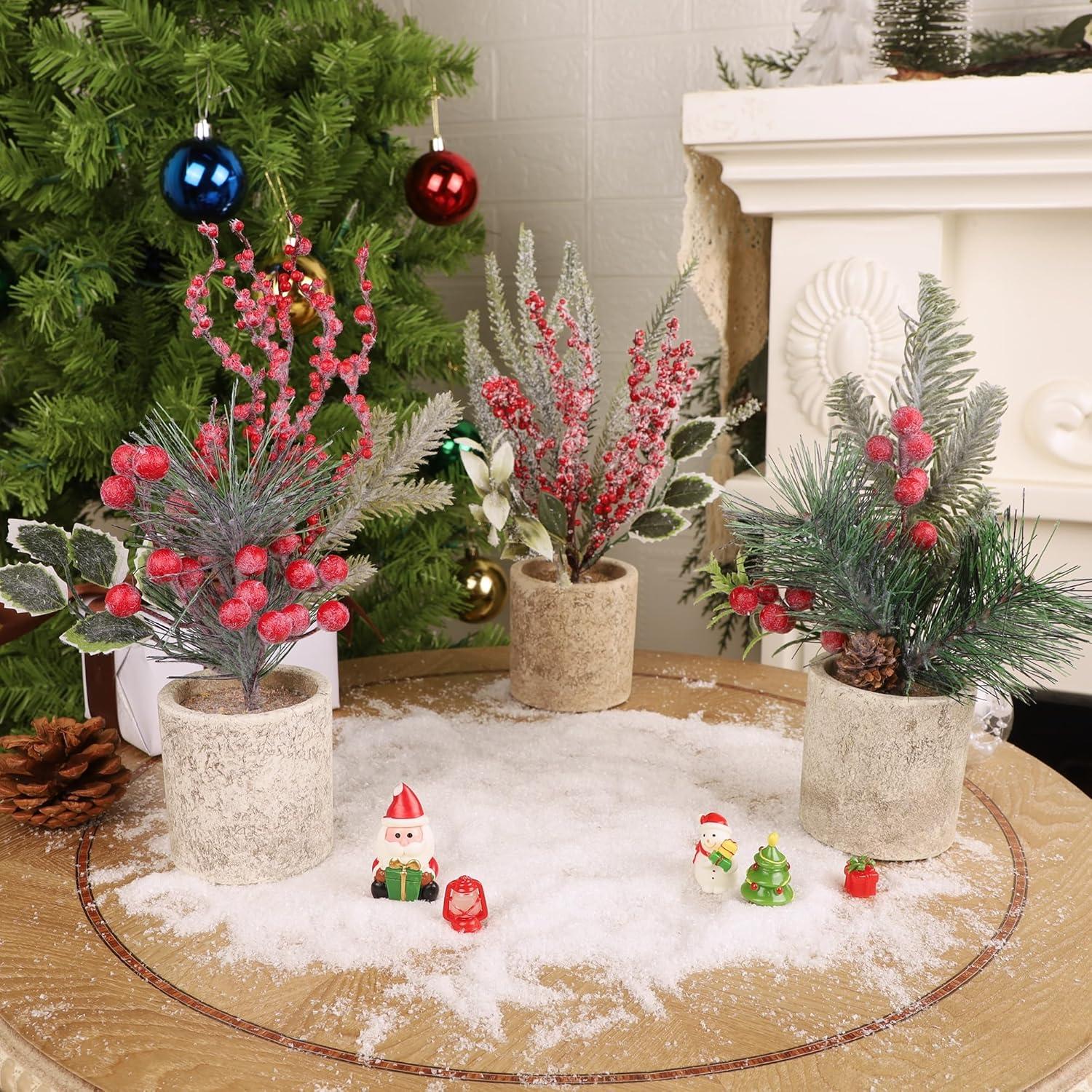 winemana Pre-Lit Artificial Christmas Hanging Basket Outdoor Decoration  with Pine Cones & Red Berry Clusters, Battery Powered with Timer Lighted  Branches Faux Plants for Outside Porch Front Door - w