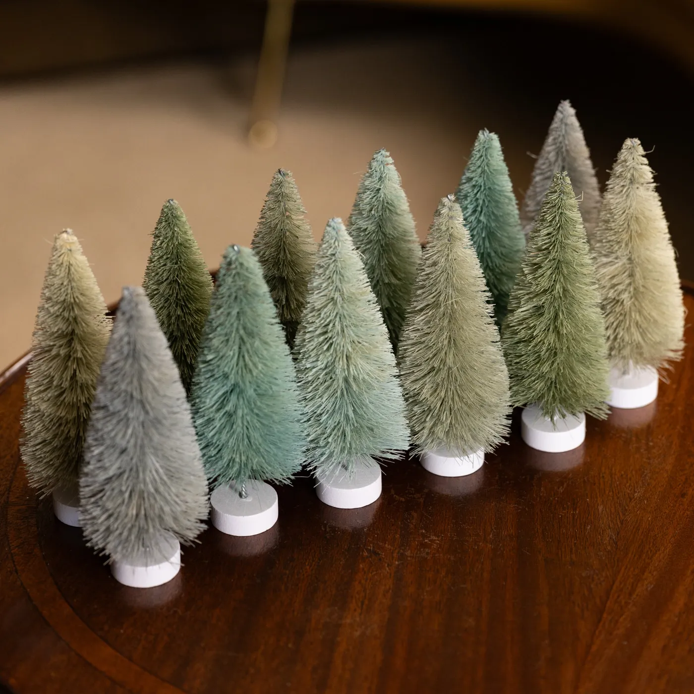 Winter Green Bottle Brush Tree Set – Details Lancaster